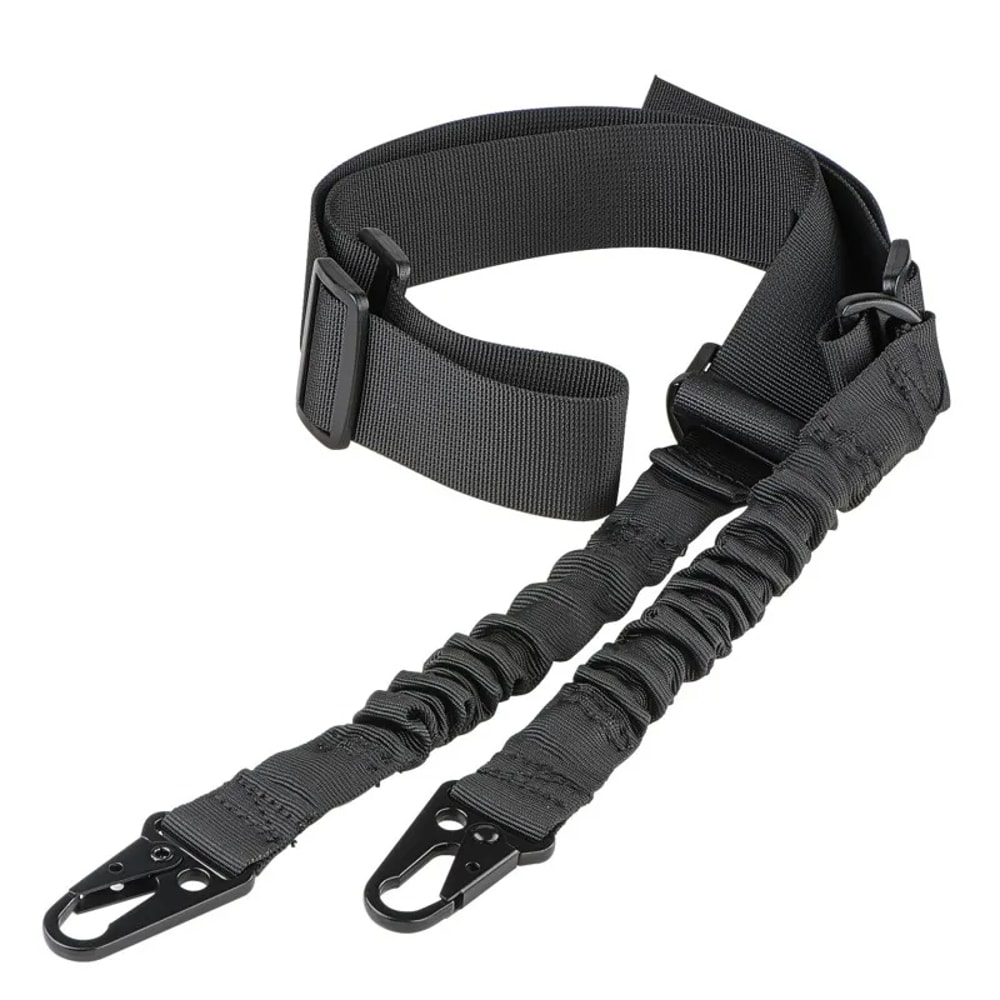 Adjustable Tactical Rifle Sling With QD Hook Heavy Duty Hunting Gun Sling Strap