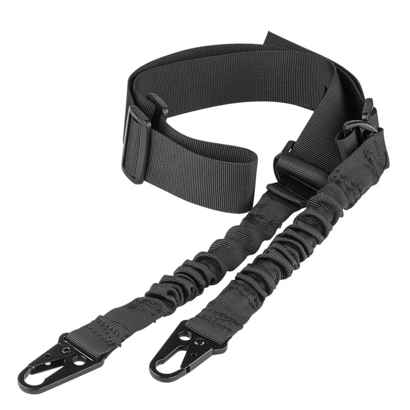 Adjustable Tactical Rifle Sling With QD Hook Heavy Duty Hunting Gun Sling Strap