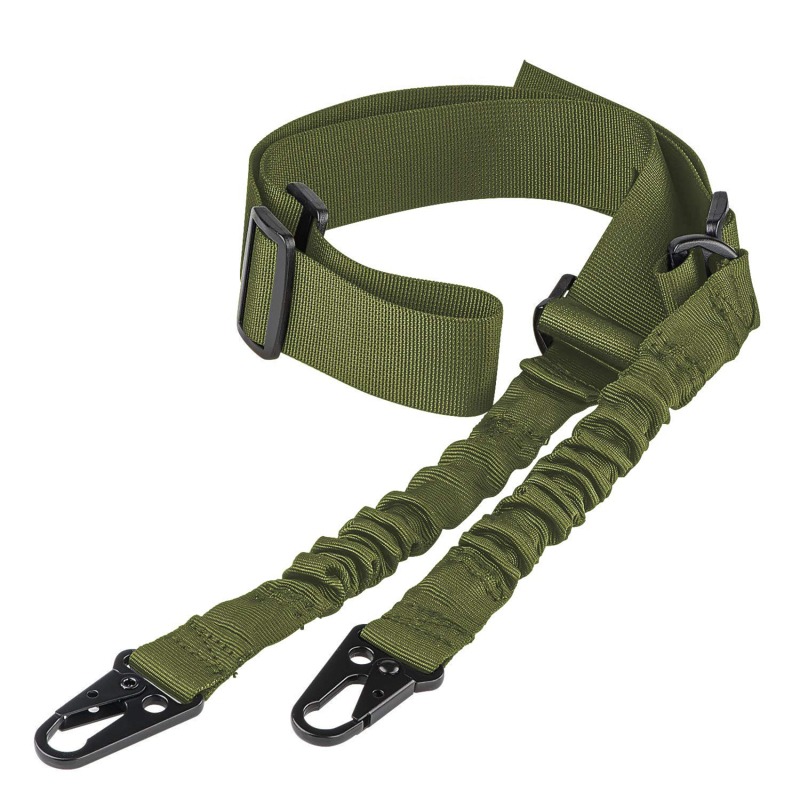 Adjustable Tactical Rifle Sling With QD Hook Heavy Duty Hunting Gun Sling Strap