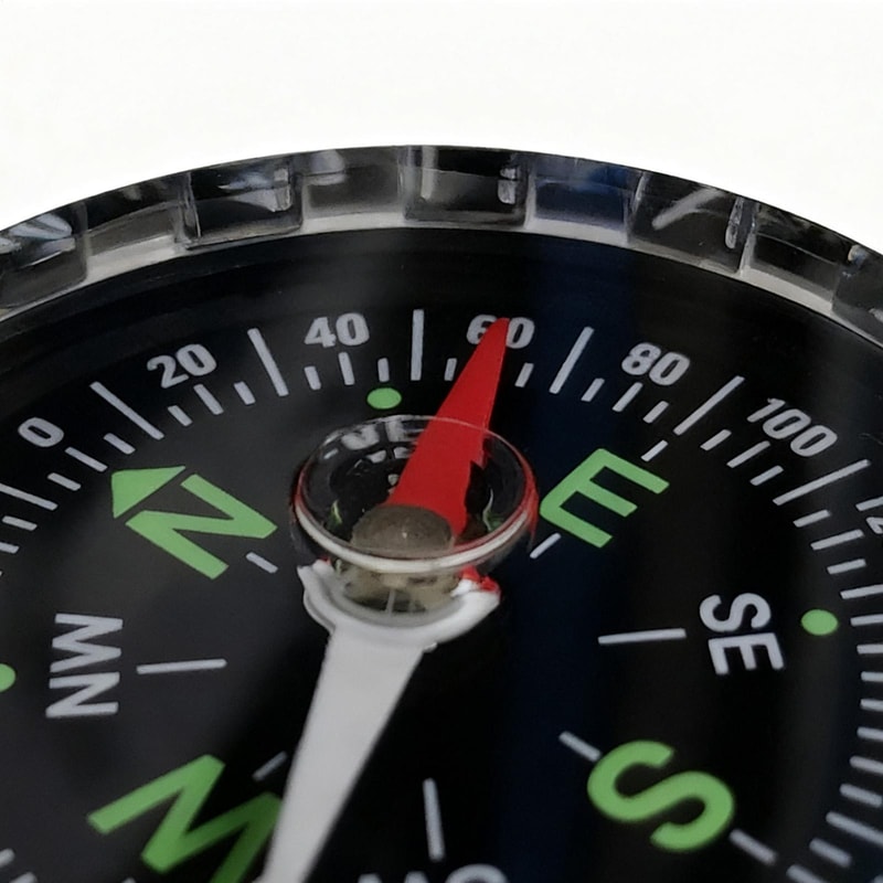 Portable Survival Compass Navigation Tool for Camping Hiking Boating Adventure Travel