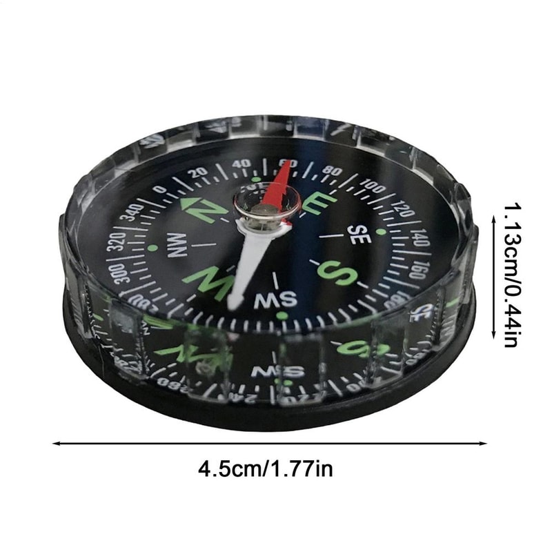 Portable Survival Compass Navigation Tool for Camping Hiking Boating Adventure Travel