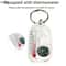 Portable Survival Compass Keychain with Thermometer Mini Pocket Outdoor Navigation Tool