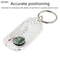 Portable Survival Compass Keychain with Thermometer Mini Pocket Outdoor Navigation Tool