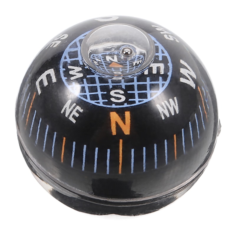 Mini Dashboard Ball Compass for Car and Outdoor Navigation Accurate Direction Guide