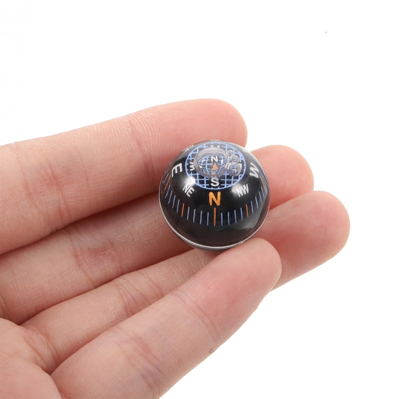 Mini Dashboard Ball Compass for Car and Outdoor Navigation Accurate Direction Guide