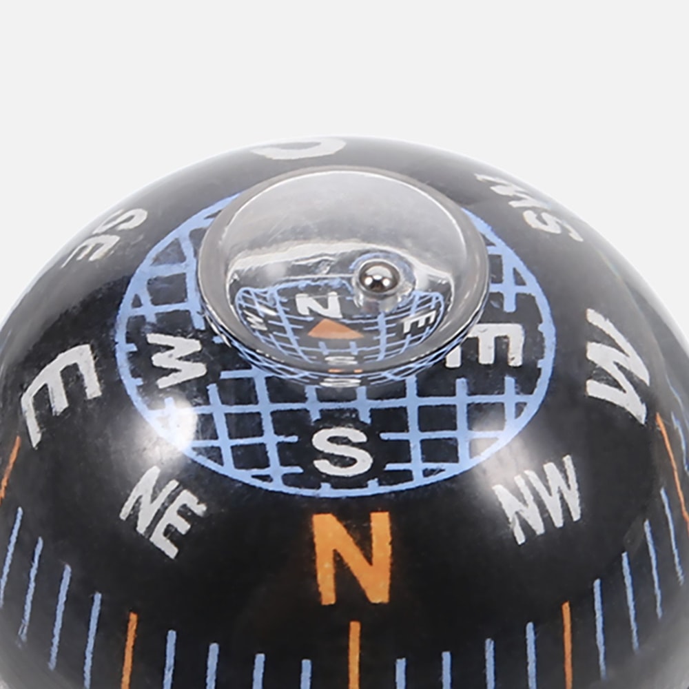 Portable Dashboard Ball Compass Mini Navigation Tool for Car Boat Hiking Travel Direction Guide