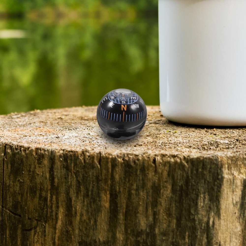 Portable Dashboard Ball Compass Mini Navigation Tool for Car Boat Hiking Travel Direction Guide