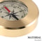 Retro Copper Compass Portable Navigation Tool for Hiking Camping and Survival Exploration