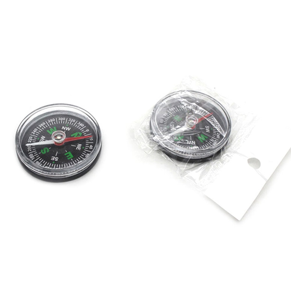 Portable Mini Survival Compass Keychain Precision Navigation Tool for Hiking Camping Outdoor Gear