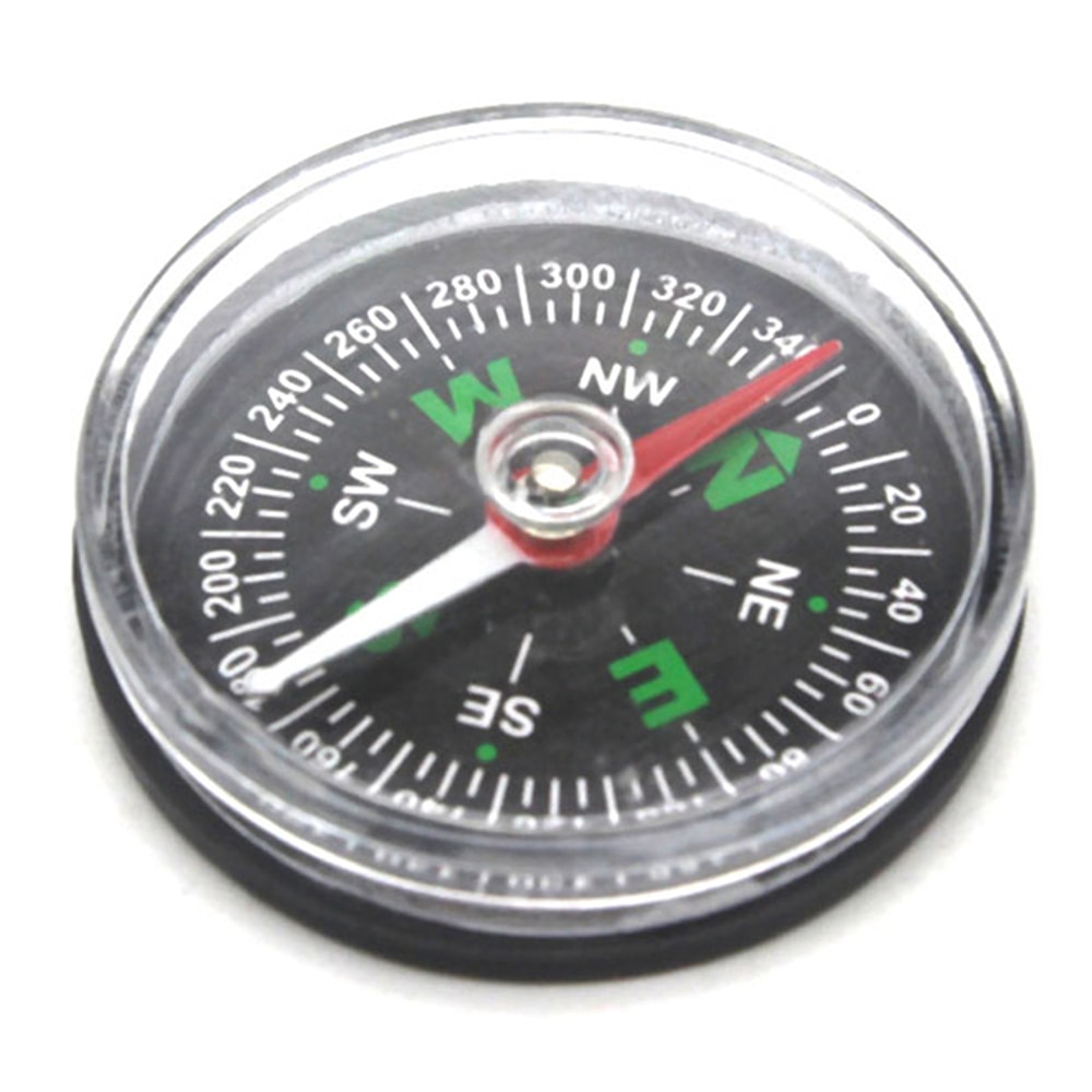 Portable Mini Survival Compass Keychain Precision Navigation Tool for Hiking Camping Outdoor Gear