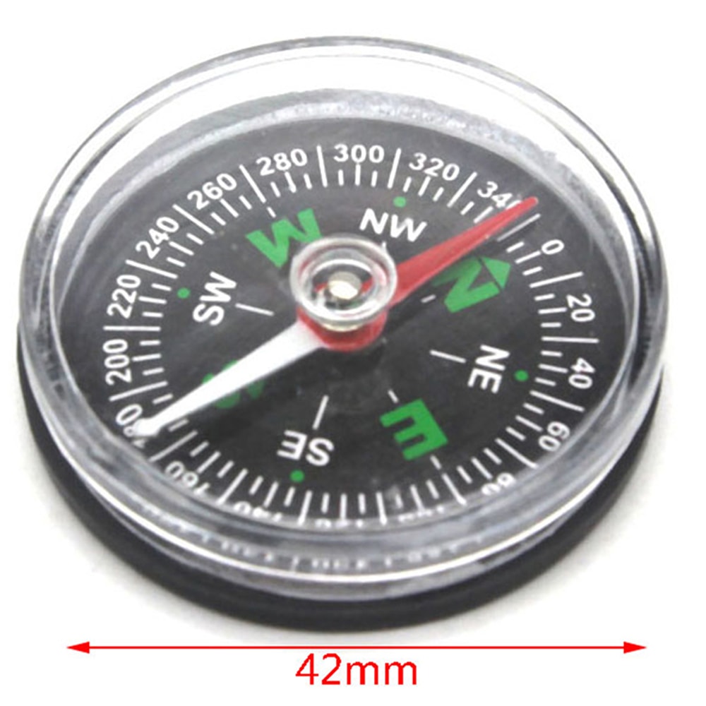 Portable Mini Survival Compass Keychain Precision Navigation Tool for Hiking Camping Outdoor Gear