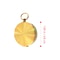 Portable Mini Compass Pendant Keychain for Hiking and Survival Navigation
