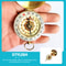 Portable Mini Compass Pendant Keychain for Hiking and Survival Navigation