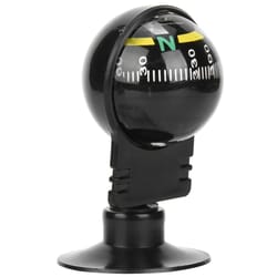 adjustable car compass with suction mount dashboard navigation ball guide