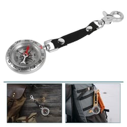 vintage outdoor compass keychain pocket navigation survival tool