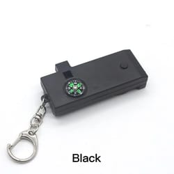 tactical compass keychain edc organizer carbon fiber key holder