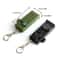 Tactical Compass Keychain EDC Organizer Carbon Fiber Key Holder
