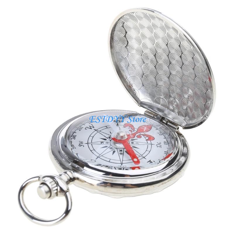 Glow Compass Car Survival Tool Keychain for Outdoor Navigation and Emergency Use