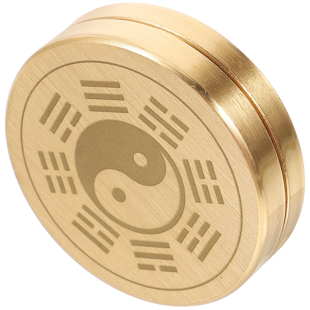 Pure Copper Feng Shui Compass Ancient Chinese Luo Pan Travel Compass