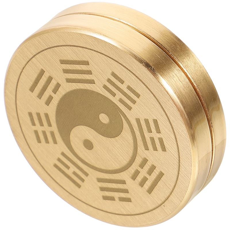 Pure Copper Feng Shui Compass Ancient Chinese Luo Pan Travel Compass