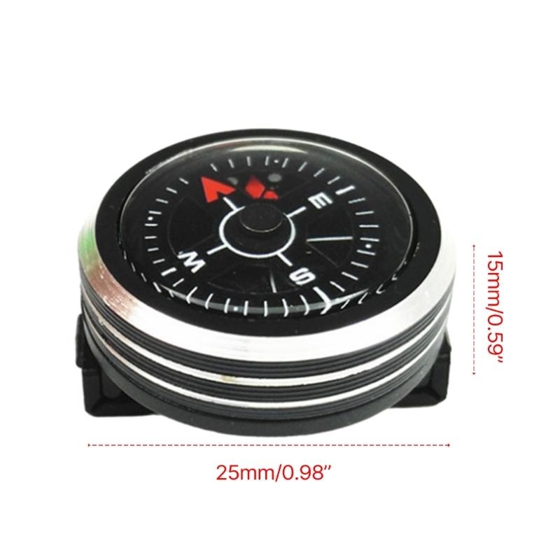 Detachable Wrist Compass Outdoor Navigation Tool for Hiking, Survival, and Diving