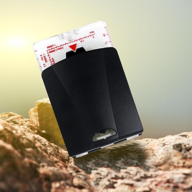 Precision Orienteering Compass with Mirror Sighting for Accurate Navigation Compass Outdoor Survival Tool