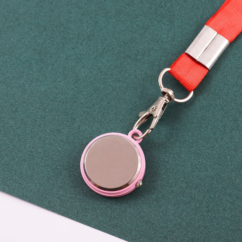 Retro Waterproof Nurse Fob Watch Luminous Hanging Medical Pendant Watch with Clip-On Design