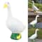Rustic Goose Garden Statue Resin Outdoor Goose Figurine Decorative Farmhouse Yard Accent