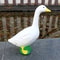 Rustic Goose Garden Statue Resin Outdoor Goose Figurine Decorative Farmhouse Yard Accent