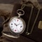 Vintage Alice Pocket Watch Necklace Retro Bronze Quartz Pendant Gift for Women and Men