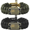 Tactical Survival Paracord Bracelet For Men With Bronze USA Flag Adjustable Outdoor Gear 0