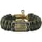 Tactical Survival Paracord Bracelet For Men With Bronze USA Flag Adjustable Outdoor Gear 6