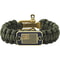 Tactical Survival Paracord Bracelet For Men With Bronze USA Flag Adjustable Outdoor Gear 6