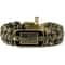 Tactical Survival Paracord Bracelet For Men With Bronze USA Flag Adjustable Outdoor Gear 9