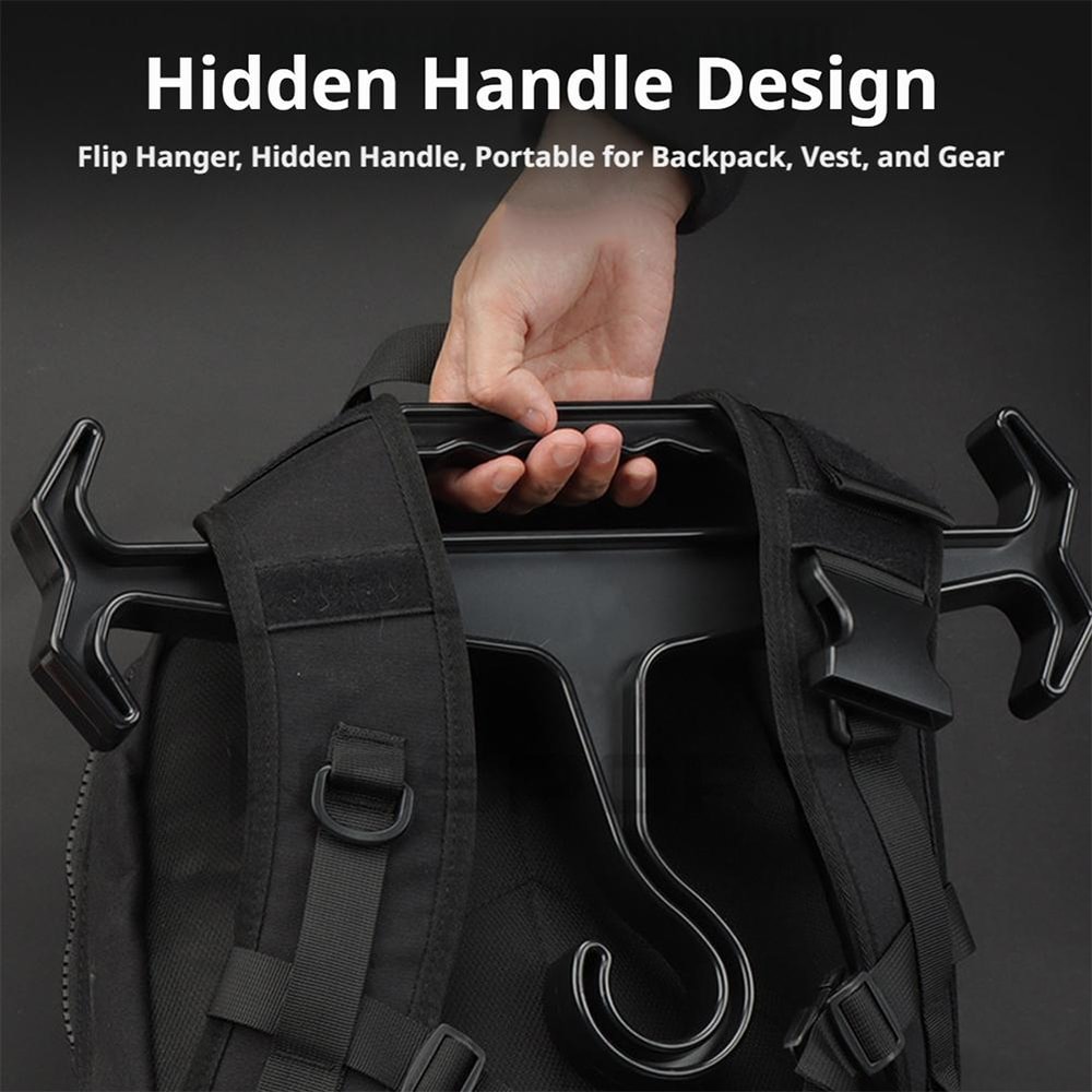 Heavy Duty Tactical Vest Hanger Non Slip Gear Display Organizer