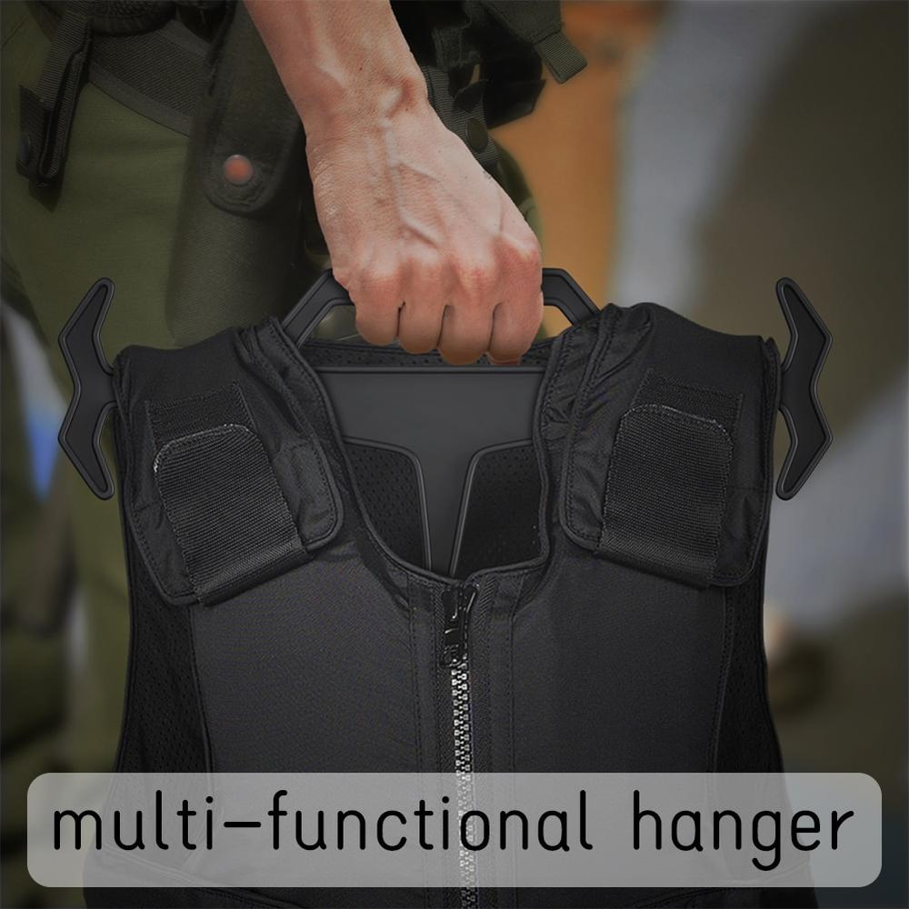 Heavy Duty Tactical Vest Hanger Non Slip Gear Display Organizer