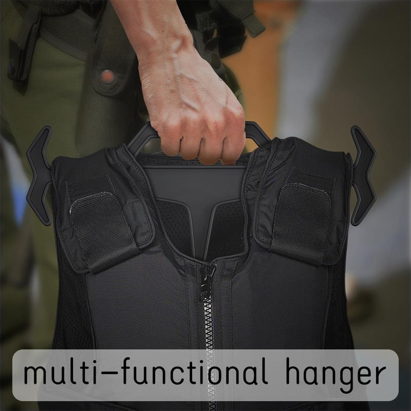 Heavy Duty Tactical Vest Hanger Non Slip Gear Display Organizer