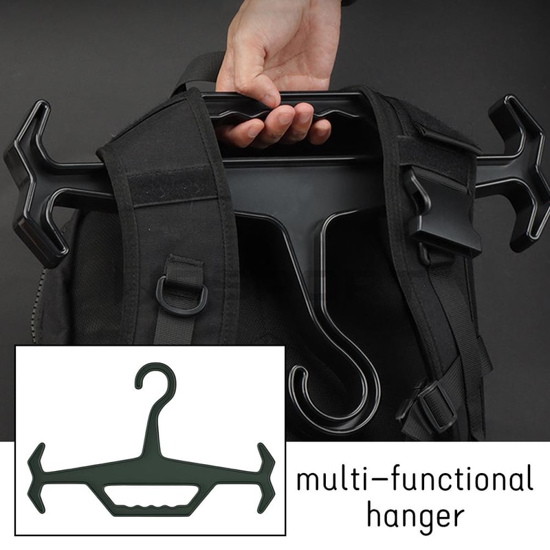 Heavy Duty Tactical Vest Hanger Non Slip Gear Display Organizer