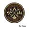 Forest Compass Tactical Patch Embroidered Morale Badge Hook and Loop Backpack Patch