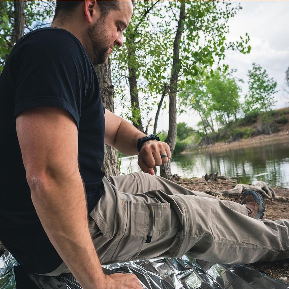 Survival Paracord Bracelet With Compass Whistle Emergency Rescue Gear For Outdoor Adventure 4