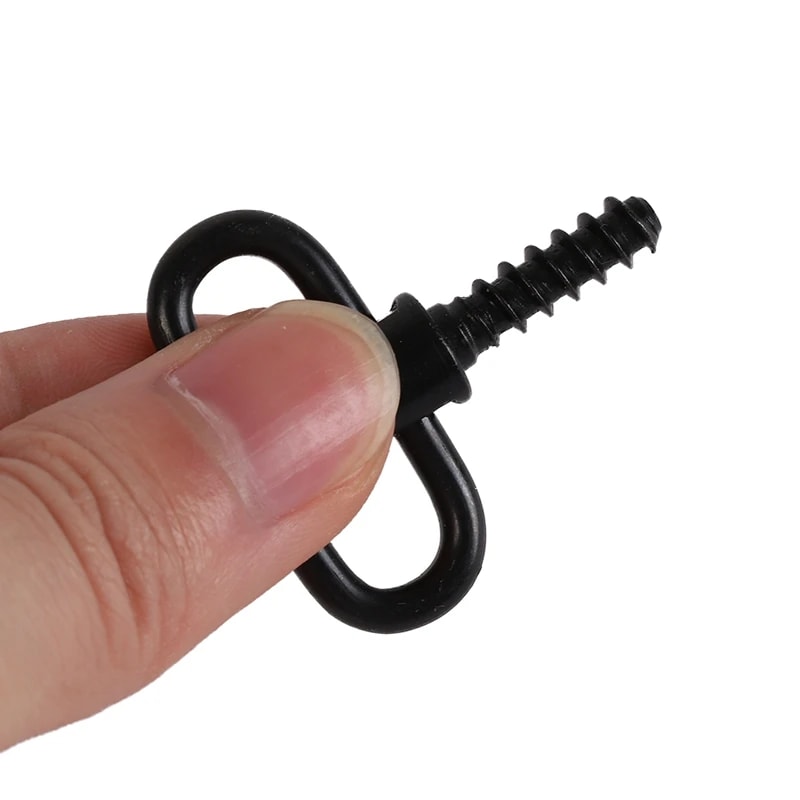 Wooden Strap Buckle Set, Durable Shoulder Strap Ring Hardware for Bags and Gear