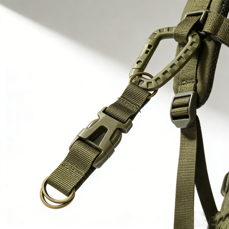 Multi Functional Molle Keychain Clip Quick Release Backpack Hook For Outdoor Gear 0