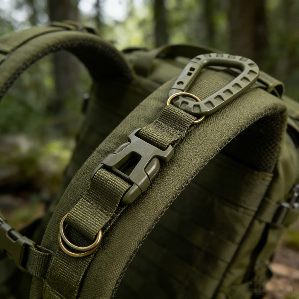Multi Functional Molle Keychain Clip Quick Release Backpack Hook For Outdoor Gear 3
