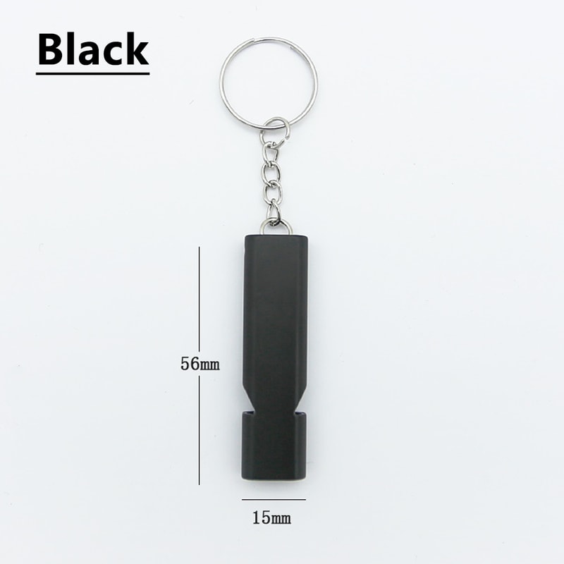 Dual Frequency Survival Whistle Aluminum Alloy Loud Emergency Signal Tool for Outdoor Safety and EDC Gear