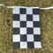 Racing Party Banner Finish Line Flag Garland for Car Theme Birthday Decorations