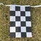 Racing Party Banner Finish Line Flag Garland for Car Theme Birthday Decorations
