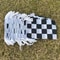 Racing Party Banner Finish Line Flag Garland for Car Theme Birthday Decorations