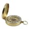 Vintage Brass Pocket Compass for Hiking and Camping with Glow Navigation Display