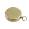 Vintage Brass Pocket Compass for Hiking and Camping with Glow Navigation Display