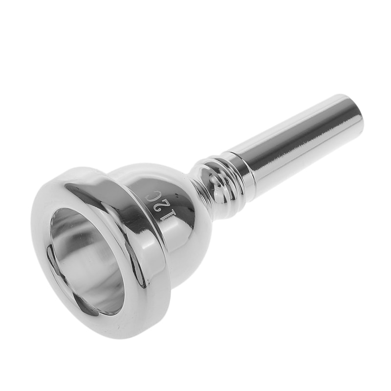 Professional Alto Trombone Mouthpiece Nickel Plated Brass for Smooth Tone and Easy Control